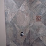 Shower walls on 45