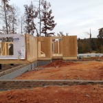 The beginnings of the garage